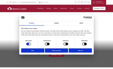 mosznazamek.pl screenshot