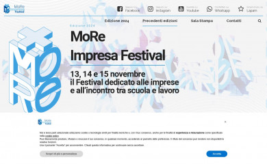 moreimpresafestival.it screenshot