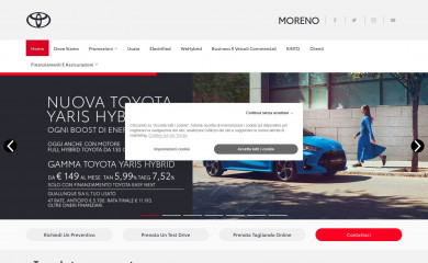 moreno-toyota.it screenshot