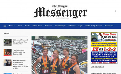 morganmessenger.com screenshot