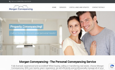 morganconveyancing.com.au screenshot