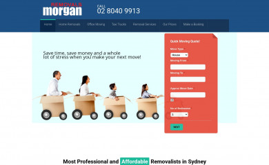 morganremovalssydney.com.au screenshot