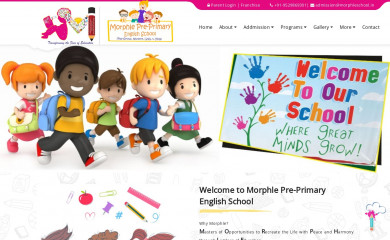 morphleschool.in screenshot