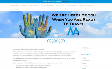 morrisseytravel.com screenshot