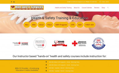 morsafetyservices.com screenshot