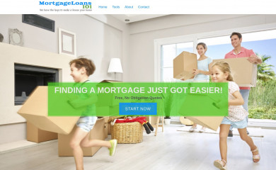 http://mortgageloans101.com screenshot