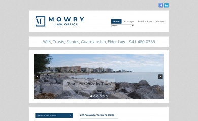 mowrylawoffice.com screenshot