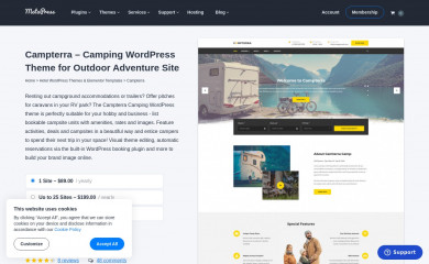 https://motopress.com/products/campterra/ screenshot