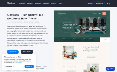 https://motopress.com/products/albatross screenshot