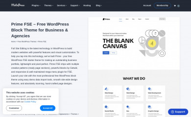 Prime FSE screenshot