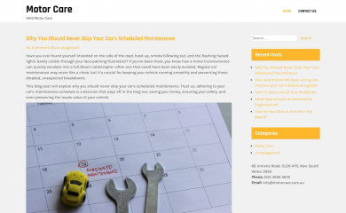 motorcare.com.au screenshot
