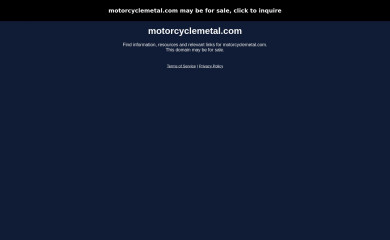 motorcyclemetal.com screenshot
