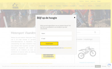 motorsport.vlaanderen screenshot