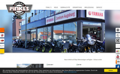 motorrad-finkl.com screenshot
