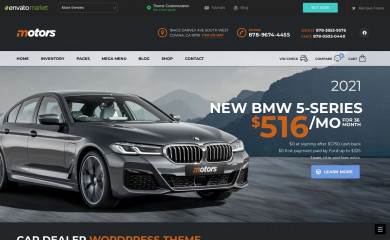 Motors | Shared by VestaThemes.com screenshot