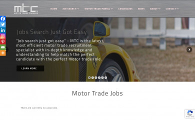 motortradecareers.com screenshot