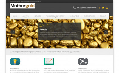mothergold.org screenshot