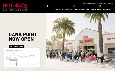 mothersmarket.com screenshot