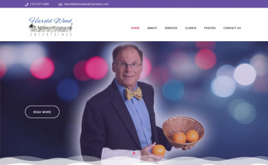 motivationalentertainer.com screenshot