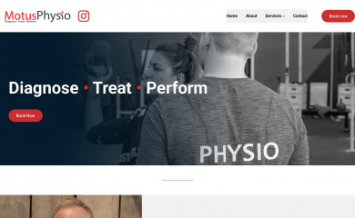 motusphysio.co.uk screenshot
