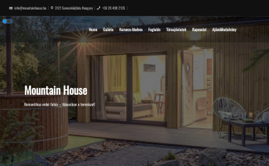 mountainhouse.hu screenshot