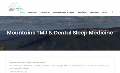 mountainsdentalsleepmedicine.com.au screenshot