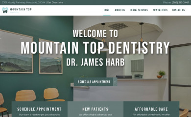 mountaintopdentistry.com screenshot