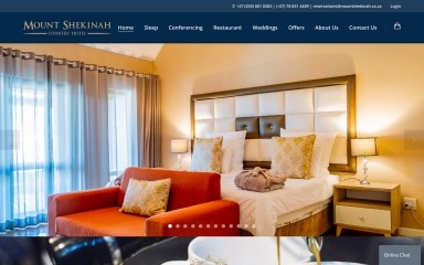 mountshekinah.co.za screenshot