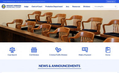 mountvernonmunicipalcourt.org screenshot