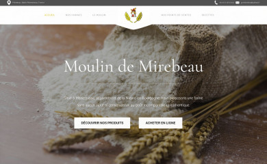 moulindemirebeau.fr screenshot