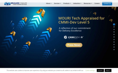 mouritech.com screenshot
