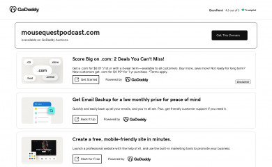 mousequestpodcast.com screenshot