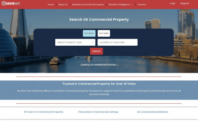 movehut.co.uk screenshot