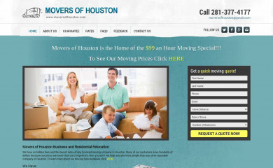 moversofhouston.com screenshot