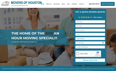 moversofhouston.com screenshot