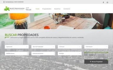 mozopropiedades.cl screenshot