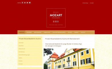 mozartacademy.at screenshot