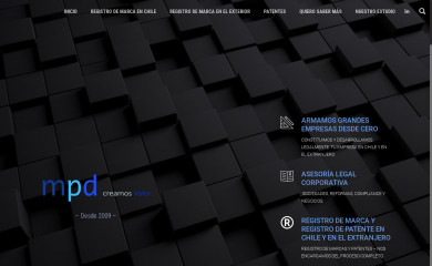 mpd-intelectual.cl screenshot