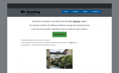 mrawning.co.za screenshot