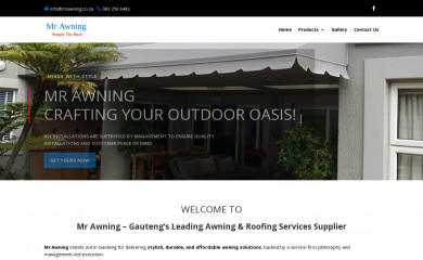 mrawning.co.za screenshot