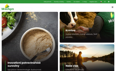 mrazagro.cz screenshot