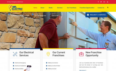 mrelectric.com.au screenshot