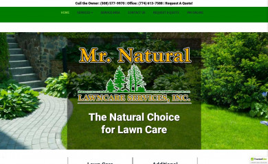 mrnaturallawncare.com screenshot