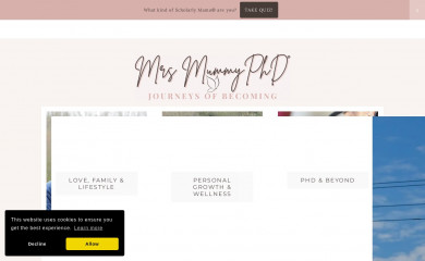 mrsmummyphd.com screenshot