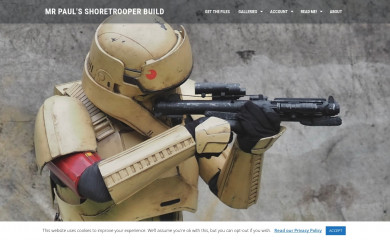 mrpaulsshoretrooperbuild.co.uk screenshot