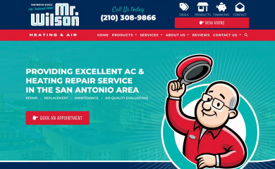 mrwilsonair.com screenshot