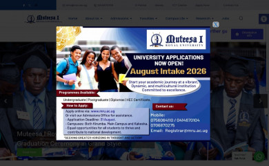 mru.ac.ug screenshot