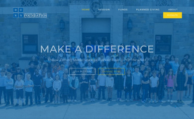 msgrdunnfoundation.org screenshot