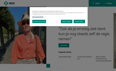 msd.nl screenshot