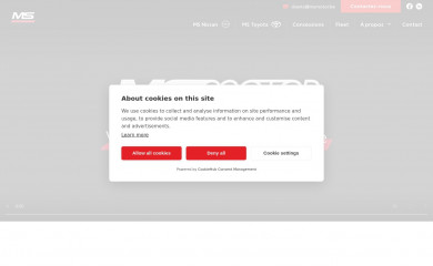 msmotor.be screenshot